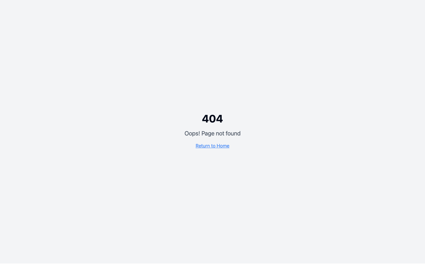 404 page